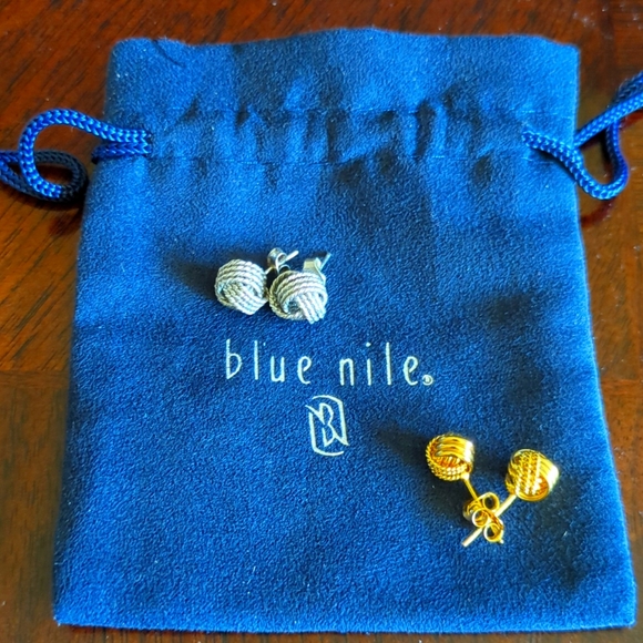 Blue Nile Earrings - Picture 1 of 3